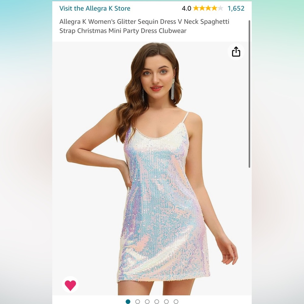 Sequin Mini Dress